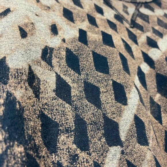 ASMR Clothing Geometric Crewneck Sweatshirt Adult Medium Sacred Geometry Neutral - Picture 3 of 8